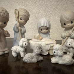 Precious moments, nativity scene