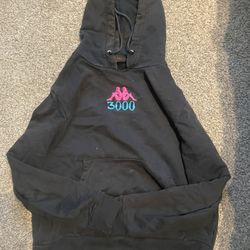 BLACK KAPPA X GUMBALL 3000 HOODIE SIZE LARGE