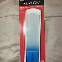 Revlon Bacteria Shield Glass Foot Buffer Coated With Anti Bacterial Finish 