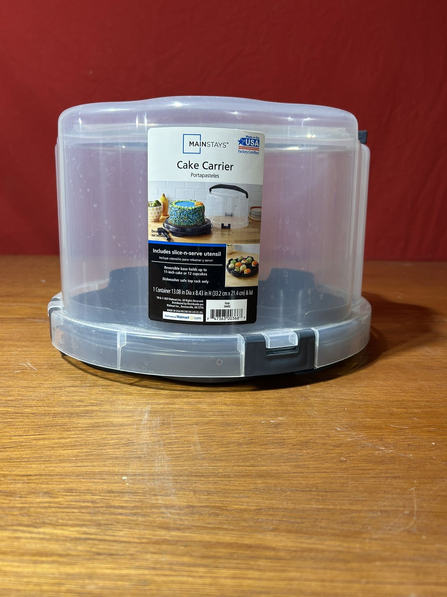Mainstays Cake Carrier Portapasteles