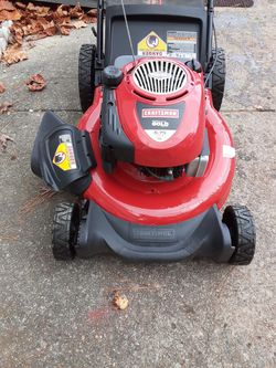 7.25 190cc craftsman push mower bagger
