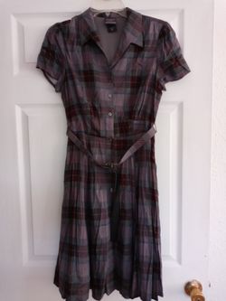 Plaid Outlander Series Dress Size Medium