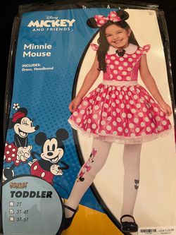 Disney Minnie Mouse Toddler Costume 3T-4T