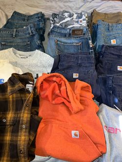 Carhartt and Ariat clothing bundle