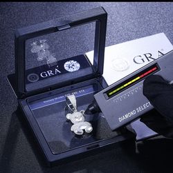 Teddy Bear Moissantie Pendant 