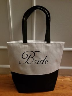 Bride and Bridesmaid Canvass Bag