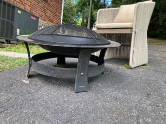 Wood burning portable fire pit