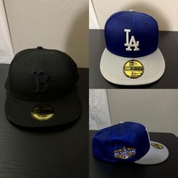 Fitted Cap Bundle (Size 7 3/8) – Willing to Sell Individually