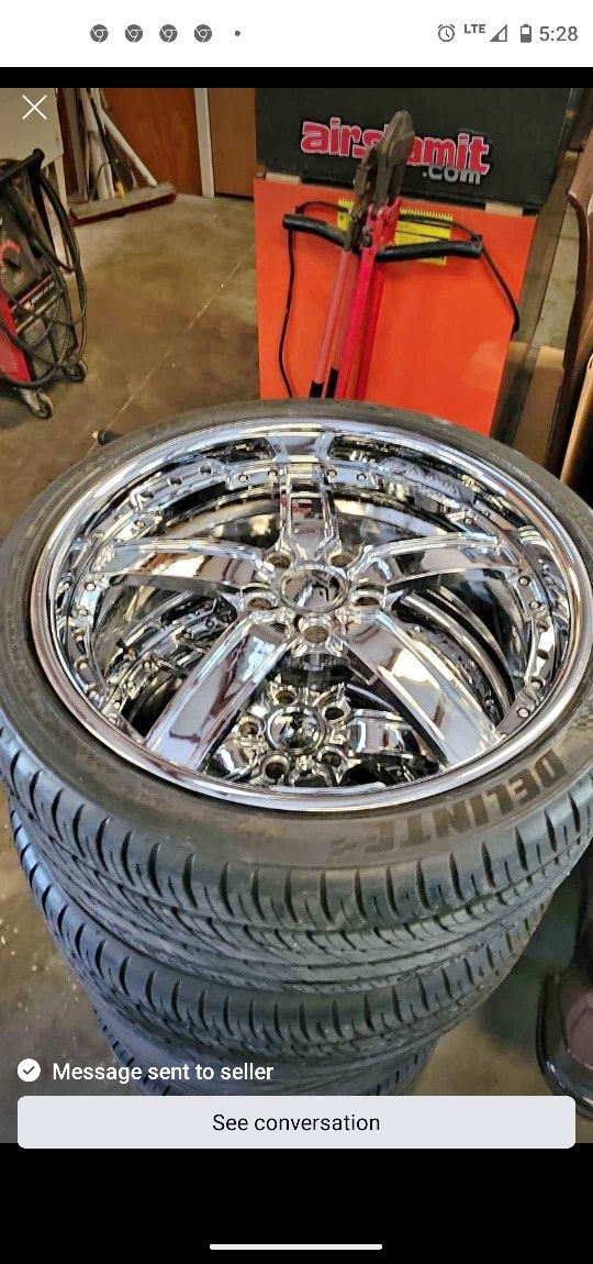22-in Armani Forge Wheels Staggered 5x5