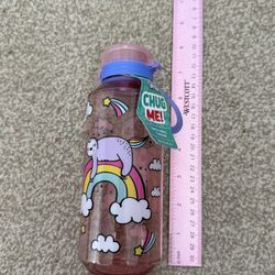 New Pink Sloth 16 Oz Water Bottle Gift Girl Kid 