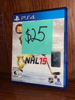 Super Clean! PlayStation Video Game PS4 PS5 nhl 15 hockey