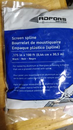 Screen Spline .175in