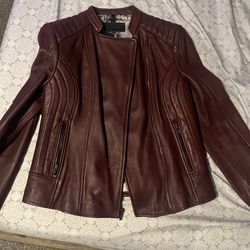 Wilson’s Leather Women’s Medium Burgundy Jacket