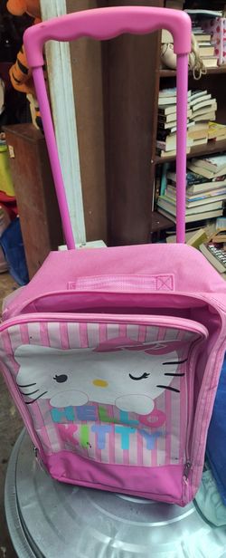 Hello Kitty Pink Kids Rolling Luggage