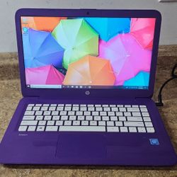 HP Purple Laptop 