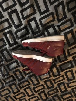 High top shell toe adidas burgundy hot sale