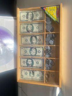 Melissa & Doug fake money toy