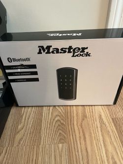 BRAND NEW MASTER LOCK BLUETOOTH DEADBOLT LOCKS. 🔐 📱. TOOL KIT INCLUDED.  WAS $264.99 (SEE PIC # 2).  SALE ONLY $75 EACH. 💰💰🔥🔥