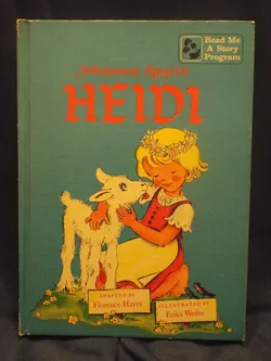 1946 Heidi and The Story of Babar 1960 (2 Books in One), A Random House Book Vintage Children’s Book