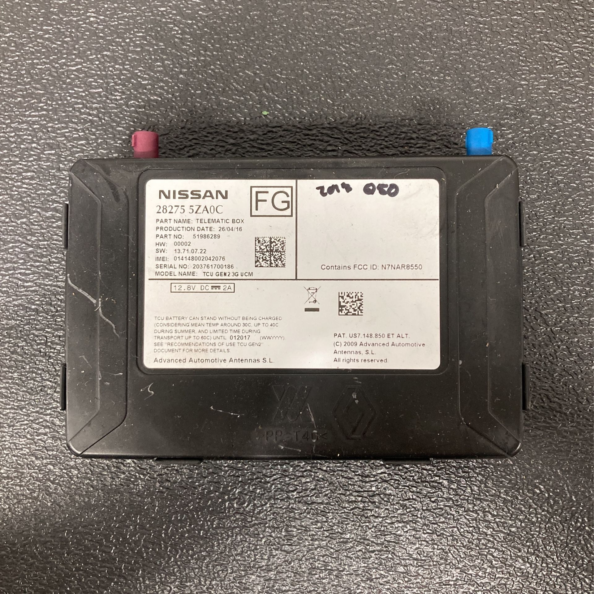 2017 Infiniti Q50 Telematics Box (TCU)