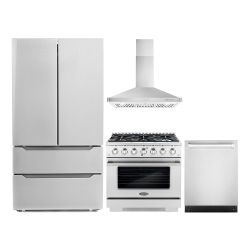 LUXURY KITCHEN APPLIANCES - New Open Box RANGE OVEN COOKTOP HOOD 