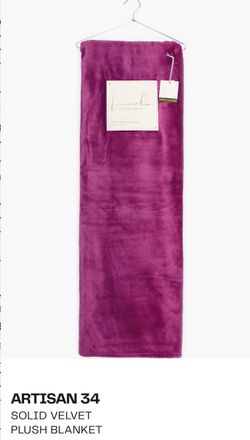 Artisan 34 Velvety Soft Pricky Pear Pink Soft Plush Blanket