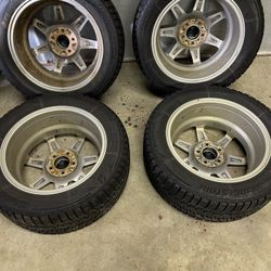 4 Matched Mounted Winter Tires 