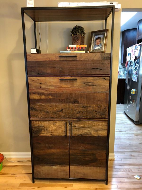 Crate And Barrel Clive Bar Cabinet For Sale In Lake Zurich Il