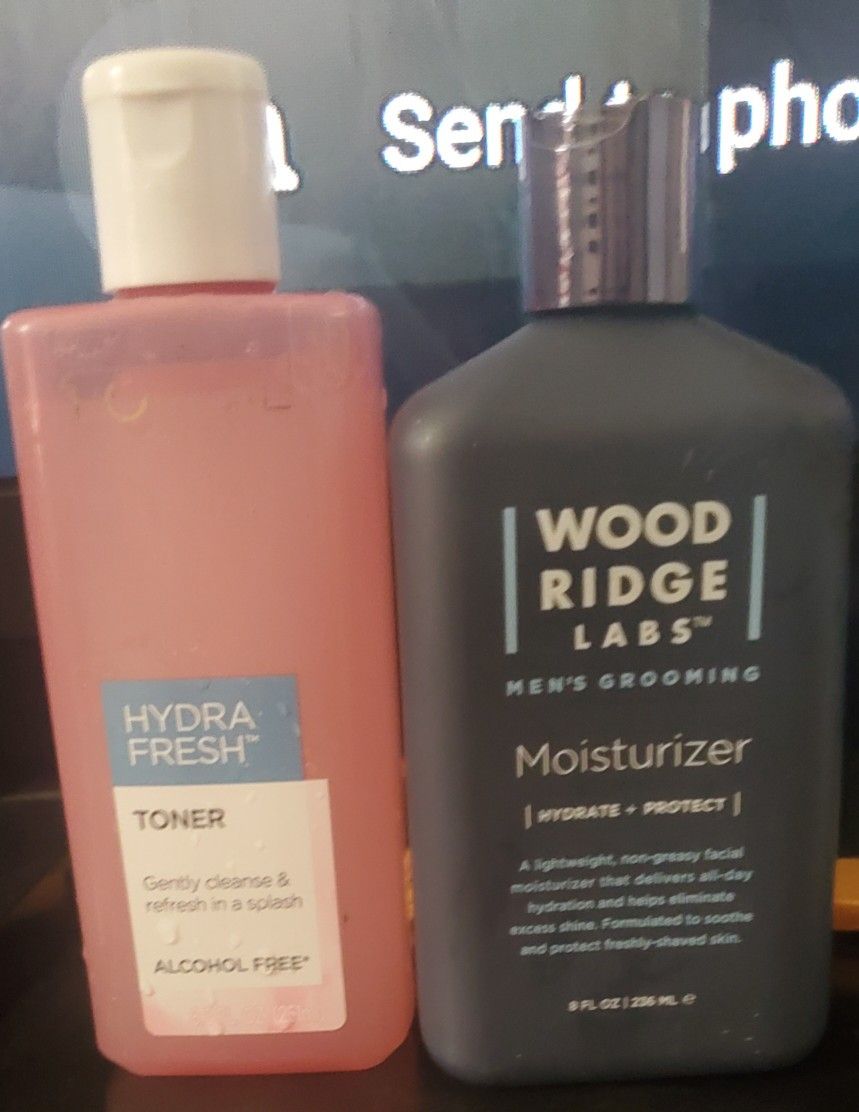 LOREAL HYDRAFRESH TONER/ MEN'S MOISTURIZER 