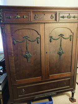 Art Nouveau Ish Dining Room Cabinet