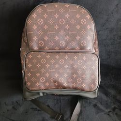 Journeyman brown monogram backpack