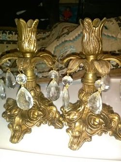 Vintage candle holders