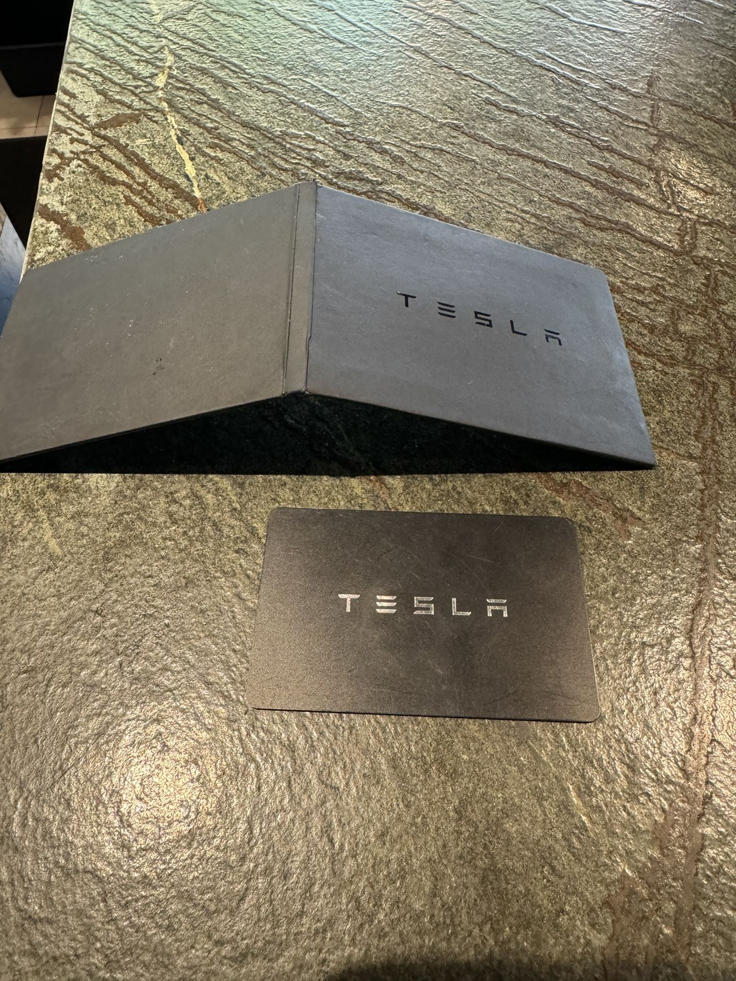 Tesla Key Card And Holder