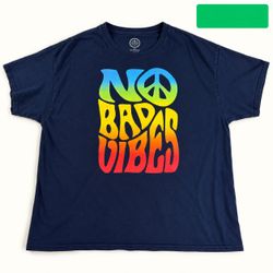 DOM No Bad Vibes Graphic T-Shirt 2XL