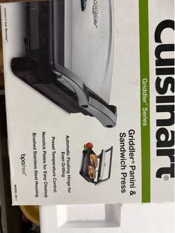 Cuisinart Griddler Panini Press GR-1 – Like New in Box