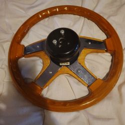 Raptor Wood Grain Steering Wheel 