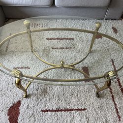 Antique Hollywood Regency Coffee Table