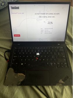 Lenovo X1 gen 9, SSD, business laptop, working, cosmetic damage