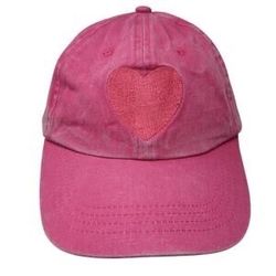 Steve Madden pink heart baseball cap One Size Women 