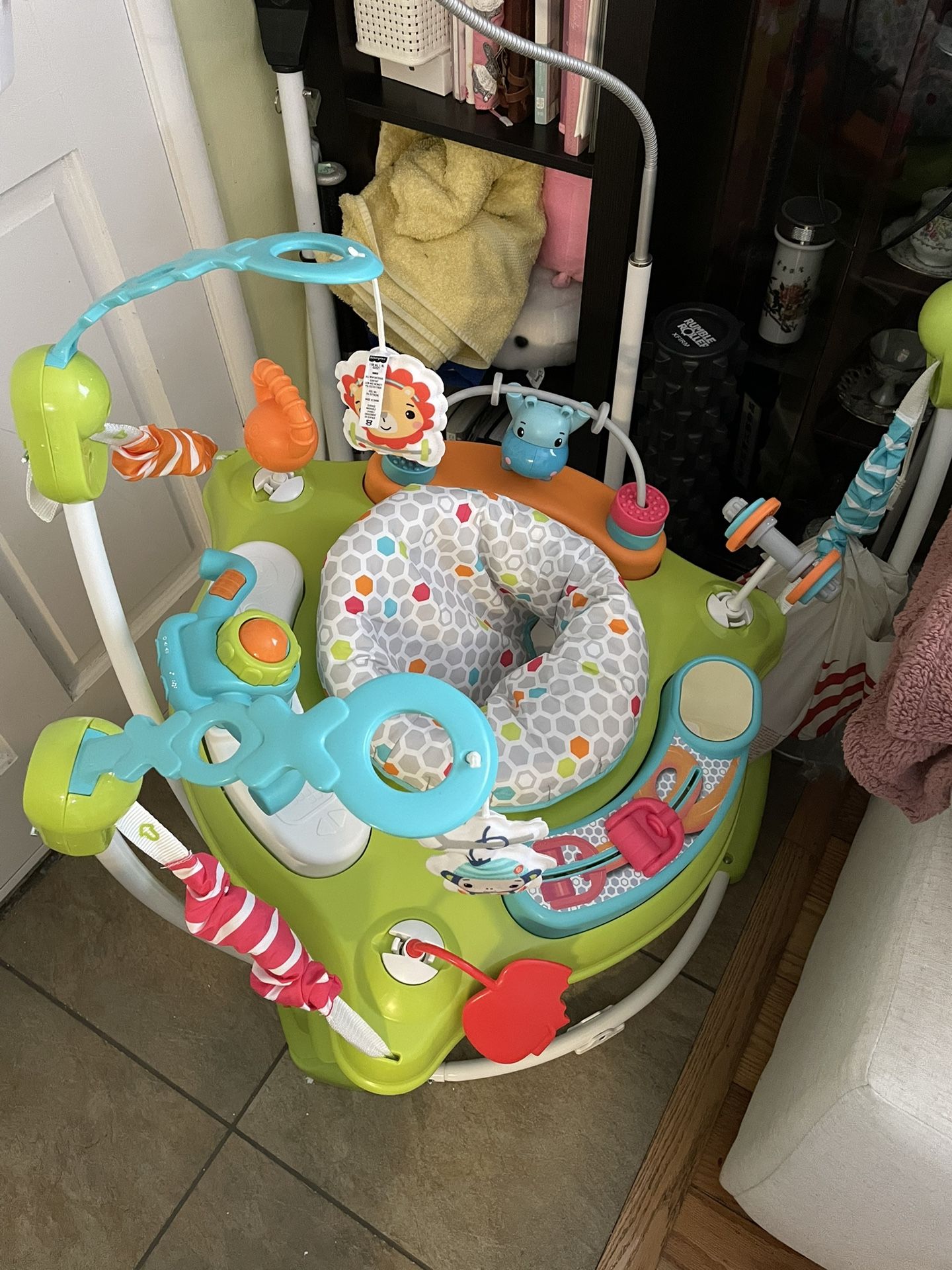 Slightly used fisher price baby jumper