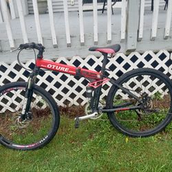 Folding 7-speed Mountain Bike Ready To Ride With Disc Brakes