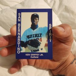 Ken Griffey JR. 1988 MINOR LEAGUE CARD. San Bernardino Spirit 