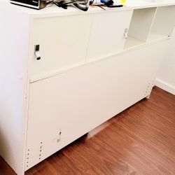 Bed Headboard, Bookshelf Headboard, Headboard With Storage Cabinet