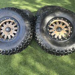 4  NEW UTV WHEELS AND TIRES 4X137 $1650