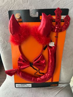 Kids Devil Halloween Costume Accessory Set