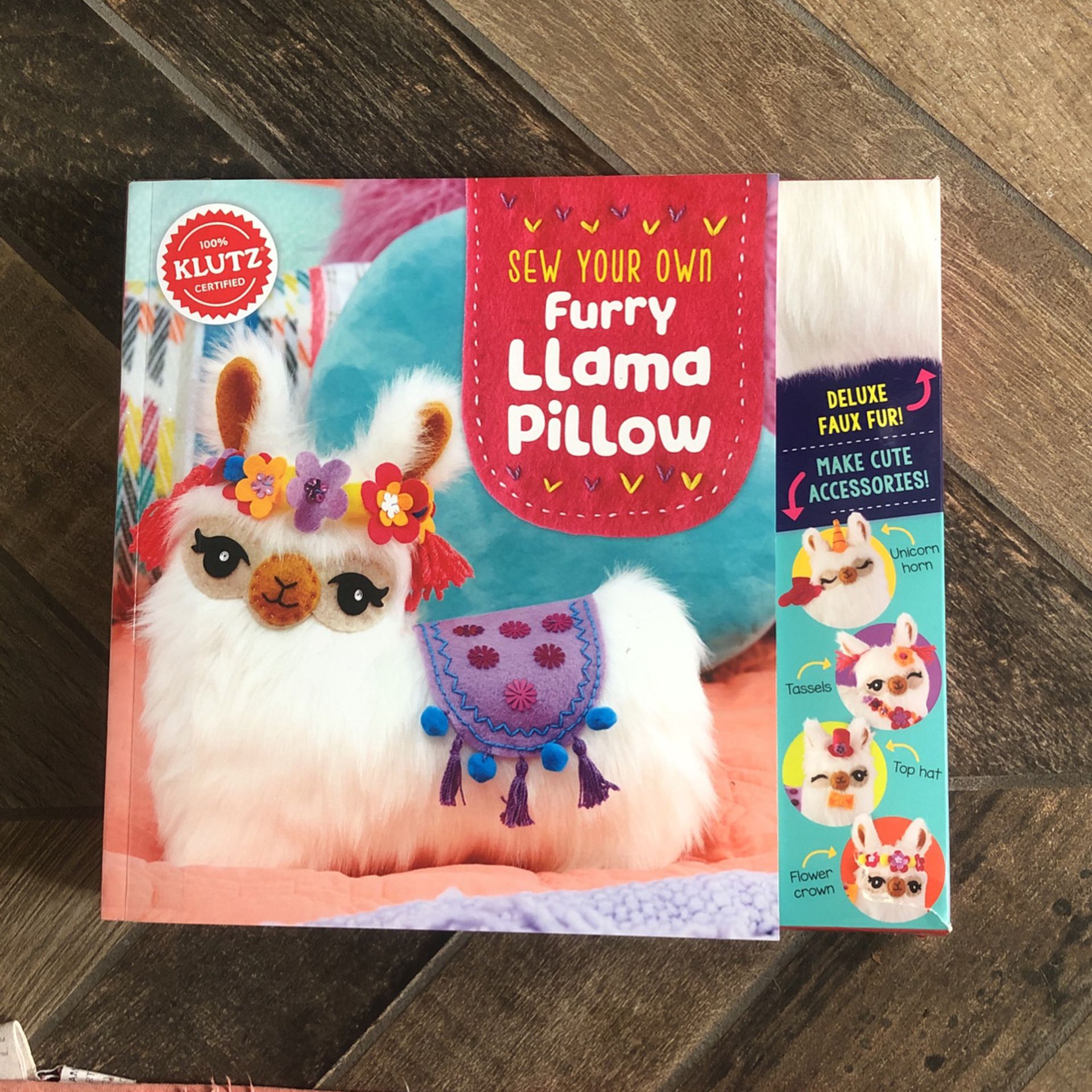Make Your Own Lama Pillow Kit