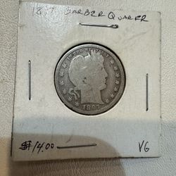 1897 Barber Quarter