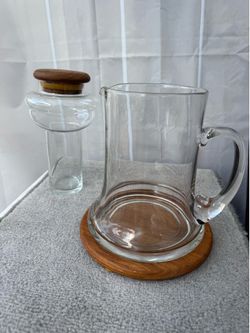 Glass pitcher