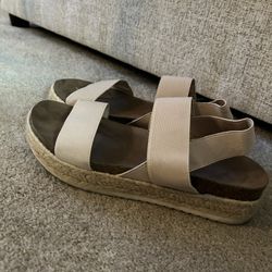 Sandals With Small Wedge 