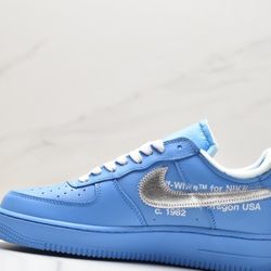 Nike Air Force 1 Low Off White Mca University Blue 3